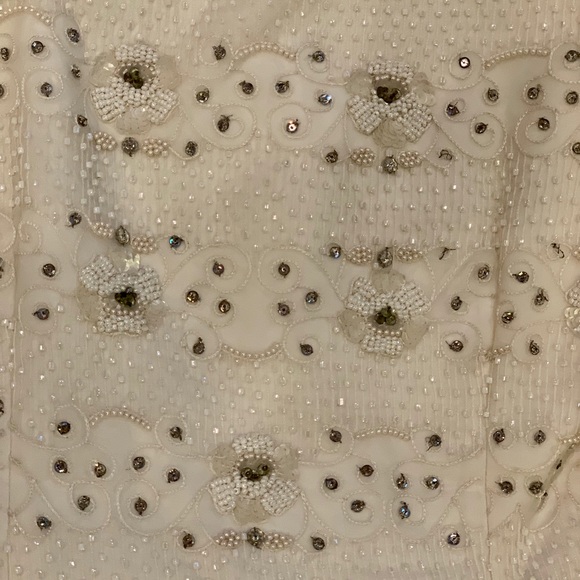 Vintage Lazaro wedding gown size 10 - Picture 5 of 8